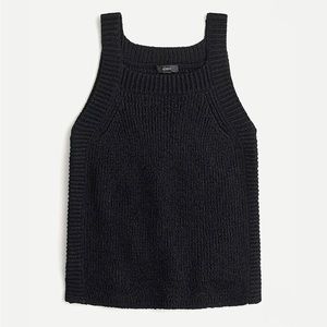 J Crew Sweater Tank Black